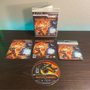Mortal Kombat (Sony PlayStation 3 2011) PS3 Complete CIB W/ Manual Inserts Works